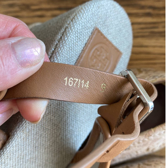 Tory Burch Tan Espadrilles Size 9 Wedge Majorca Sandal - Picture 9 of 9